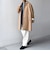 PURE WOOL MELTON ステンカラー コート 26AW◆