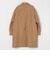 PURE WOOL MELTON ステンカラー コート 26AW◆