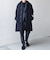 PURE WOOL MELTON ステンカラー コート 26AW◆