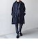 PURE WOOL MELTON ステンカラー コート 26AW◆