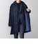 PURE WOOL MELTON ステンカラー コート 26AW◆