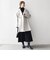 《一部追加予約》【WEB限定】PURE WOOL スタンド & テーラード ハーフ コート