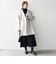《一部追加予約》【WEB限定】PURE WOOL スタンド & テーラード ハーフ コート
