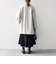 《一部追加予約》【WEB限定】PURE WOOL スタンド & テーラード ハーフ コート