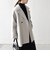 《一部追加予約》【WEB限定】PURE WOOL スタンド & テーラード ハーフ コート