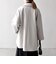 《一部追加予約》【WEB限定】PURE WOOL スタンド & テーラード ハーフ コート