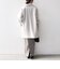 《一部追加予約》【WEB限定】PURE WOOL スタンド & テーラード ハーフ コート
