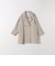 《一部追加予約》【WEB限定】PURE WOOL スタンド & テーラード ハーフ コート