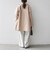 《一部追加予約》【WEB限定】PURE WOOL スタンド & テーラード ハーフ コート