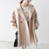 《一部追加予約》【WEB限定】PURE WOOL スタンド & テーラード ハーフ コート