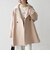 《一部追加予約》【WEB限定】PURE WOOL スタンド & テーラード ハーフ コート