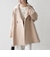 《一部追加予約》【WEB限定】PURE WOOL スタンド & テーラード ハーフ コート