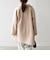 《一部追加予約》【WEB限定】PURE WOOL スタンド & テーラード ハーフ コート