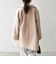 《一部追加予約》【WEB限定】PURE WOOL スタンド & テーラード ハーフ コート
