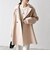 《一部追加予約》【WEB限定】PURE WOOL スタンド & テーラード ハーフ コート