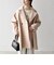 《一部追加予約》【WEB限定】PURE WOOL スタンド & テーラード ハーフ コート