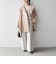 《一部追加予約》【WEB限定】PURE WOOL スタンド & テーラード ハーフ コート