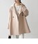《一部追加予約》【WEB限定】PURE WOOL スタンド & テーラード ハーフ コート