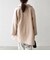 《一部追加予約》【WEB限定】PURE WOOL スタンド & テーラード ハーフ コート