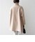 《一部追加予約》【WEB限定】PURE WOOL スタンド & テーラード ハーフ コート