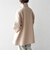 《一部追加予約》【WEB限定】PURE WOOL スタンド & テーラード ハーフ コート