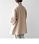 《一部追加予約》【WEB限定】PURE WOOL スタンド & テーラード ハーフ コート