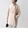 《一部追加予約》【WEB限定】PURE WOOL スタンド & テーラード ハーフ コート