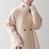 《一部追加予約》【WEB限定】PURE WOOL スタンド & テーラード ハーフ コート