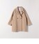 《一部追加予約》【WEB限定】PURE WOOL スタンド & テーラード ハーフ コート