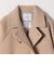 《一部追加予約》【WEB限定】PURE WOOL スタンド & テーラード ハーフ コート
