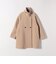 《一部追加予約》【WEB限定】PURE WOOL スタンド & テーラード ハーフ コート
