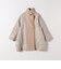 《一部追加予約》【WEB限定】PURE WOOL スタンド & テーラード ハーフ コート