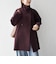 《一部追加予約》【WEB限定】PURE WOOL スタンド & テーラード ハーフ コート