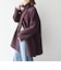 《一部追加予約》【WEB限定】PURE WOOL スタンド & テーラード ハーフ コート