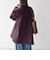《一部追加予約》【WEB限定】PURE WOOL スタンド & テーラード ハーフ コート