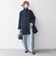 《一部追加予約》【WEB限定】PURE WOOL スタンド & テーラード ハーフ コート