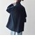《一部追加予約》【WEB限定】PURE WOOL スタンド & テーラード ハーフ コート
