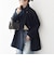 《一部追加予約》【WEB限定】PURE WOOL スタンド & テーラード ハーフ コート