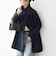 《一部追加予約》【WEB限定】PURE WOOL スタンド & テーラード ハーフ コート