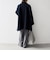 《一部追加予約》【WEB限定】PURE WOOL スタンド & テーラード ハーフ コート