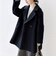 《一部追加予約》【WEB限定】PURE WOOL スタンド & テーラード ハーフ コート
