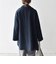 《一部追加予約》【WEB限定】PURE WOOL スタンド & テーラード ハーフ コート