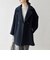 《一部追加予約》【WEB限定】PURE WOOL スタンド & テーラード ハーフ コート