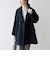 《一部追加予約》【WEB限定】PURE WOOL スタンド & テーラード ハーフ コート