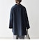 《一部追加予約》【WEB限定】PURE WOOL スタンド & テーラード ハーフ コート