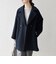《一部追加予約》【WEB限定】PURE WOOL スタンド & テーラード ハーフ コート