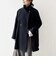 《一部追加予約》【WEB限定】PURE WOOL スタンド & テーラード ハーフ コート