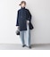 《一部追加予約》【WEB限定】PURE WOOL スタンド & テーラード ハーフ コート