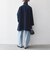 《一部追加予約》【WEB限定】PURE WOOL スタンド & テーラード ハーフ コート