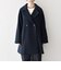 《一部追加予約》【WEB限定】PURE WOOL スタンド & テーラード ハーフ コート